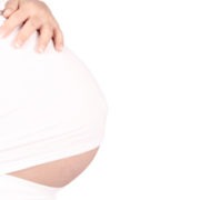 une belle silhouette enceinte