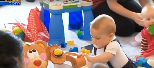 Le prince George en Nouvelle Zélande